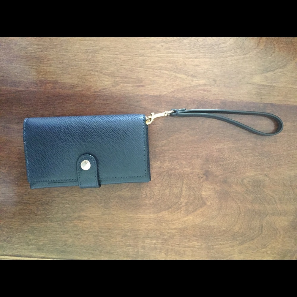 Coach Leather Phone Clutch
